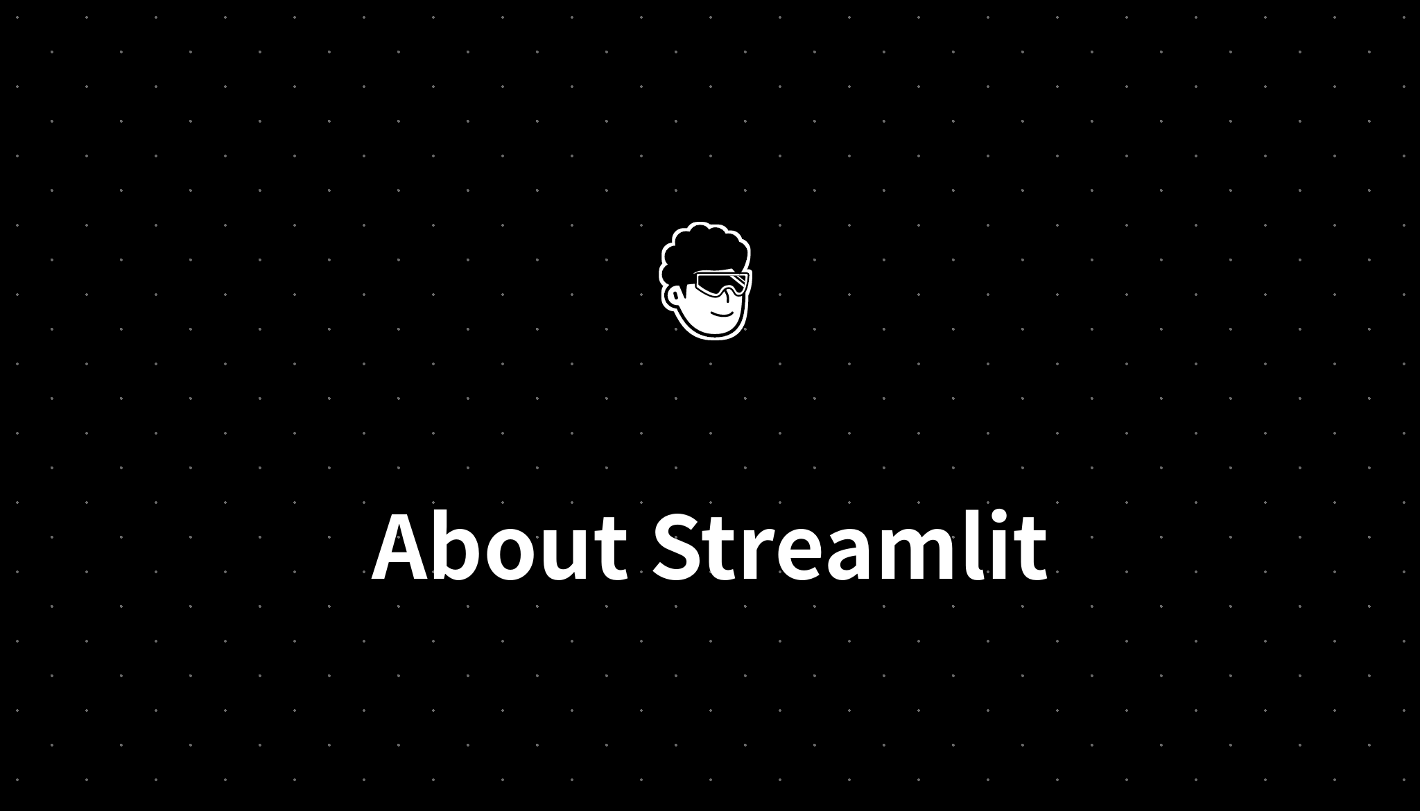 About Streamlit